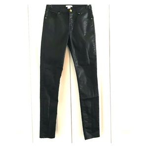 H&M Black Slick Jeans size 4